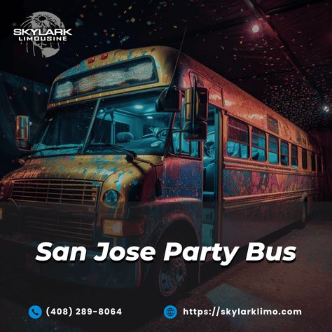 Ready to elevate your celebrations? Our San Jose Party Bus is the perfect ride to kickstart any event! Whether you're planning a birthday bash, a bachelor/bachelorette party, or just a night out with friends, experience a ride that feels like a moving nightclub. Enjoy high-energy sound systems, vibrant lighting, and spacious seating—all while our professional chauffeurs ensure you arrive safely and in style.  Book your party bus today at skylarklimo.com and get ready for an unforgettable night on the town!  #SanJosePartyBus #PartyOnWheels #SkylarkLimo #Nightlife #CelebrateInStyle #PartyBusExperience Friends Experience, Bachelor/bachelorette Party, Sound Systems, Party Bus, Night Out With Friends, Skylark, Limousin, Night On The Town, High Energy