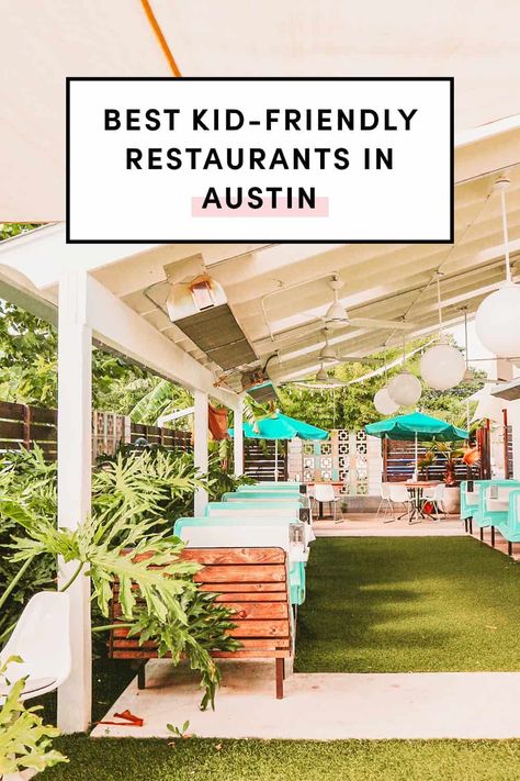 Use this ultimate guide to find the Best Kid-Friendly Restaurants In Austin by A Taste of Koko. Find your favorites! #kidfriendlyrestaurants #austinrestaurants #bestaustinrestaurants Best Places To Eat In Austin Texas, Kids Eat Free Restaurants, Downtown Austin Restaurants, Austin Tx Restaurants, Austin With Kids, Restaurants Near Me, Kids Restaurants, Austin Restaurants, Austin Travel