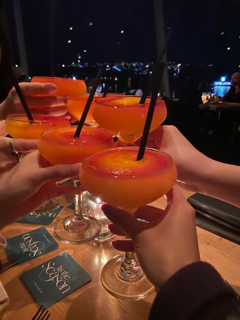 Bellini Aesthetic, Night Aesthetic City, Cactus Club, Peach Bellini, Aesthetic City, Night Aesthetic, Bellini, City Life, Drake