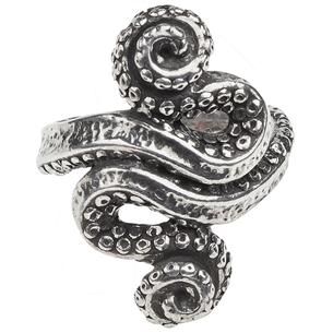 Gothic Rings. Gothic Jewelry Rings, Tentacles Ring, Gothic Jewelry Diy, Alchemy Jewelry, Octopus Ring, Pewter Ring, Giant Squid, Steampunk Rings, Alchemy Gothic