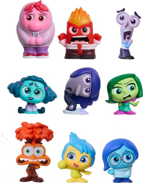 Disney Doorables Inside Out 2 Collection Peek Inside Out Toys, Disney Princess Funny, Cartoon Movie Characters, Inside Out Characters, Disney Doorables, Birthday Party Accessories, Disney 50th Anniversary, Toys Land, Disney Princess Dolls