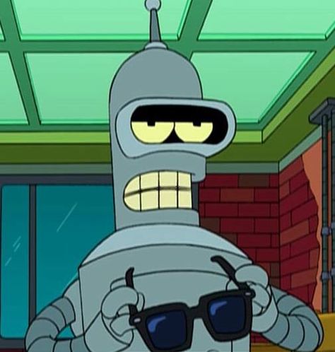 Bender Bending Rodriguez, Bender Futurama, Futurama Bender, Anime Picture Hd, I Robot, World Of Tomorrow, Pfp Icons, Futurama, Anime Baby