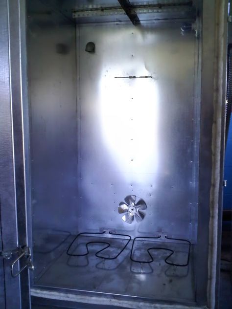 Powder Coat Oven Plan - The Garage Journal Board Powder Coating Diy, Powder Coating Oven, Oven Design, Types Of Welding, Welding Shop, Metal Fab, Metal Working Projects, Metal Welding, Garage Tools