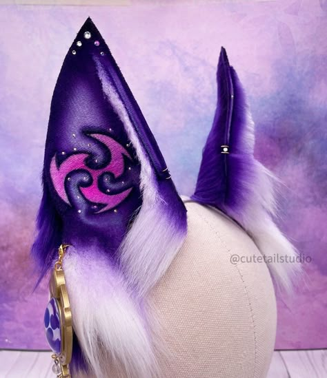 Raiden Cosplay, Space Cosplay, Kitten Play Gear, Wolf Ears And Tail, Faux Fur Ears, Ears Cosplay, Therian Gear, Creepy Cute Fashion, Fursuit Ideas