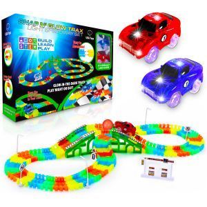 Little #engineers will have a blast #building multicolored, glow-in-the-dark tracks with this #awardwinning 360-piece Glow Trax building set by USA Toyz! Shop now! Toy Race Track, Stem Building, Neon Car, Race Car Track, Tinker Toys, Race Tracks, Play Vehicles, Stem Toys, Toy Cars