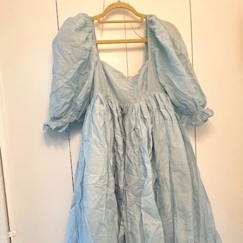 Selkie The French Puff Dress Water Baby Organdy French Puff Dress, Organdy Fabric, Selkie Dresses, Puff Dress, True Romance, Outfits 2023, Main Attraction, Professional Outfits, Empire Waist