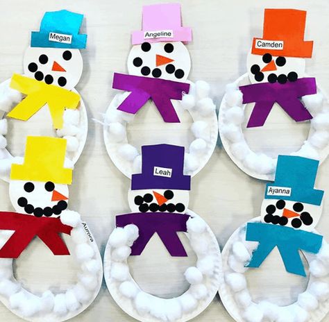 55 cute Christmas crafts for toddlers & preschoolers to make Winter Crafts Preschool, Jul Diy, Crafts For Toddlers, December Crafts, Christmas Crafts For Toddlers, Preschool Christmas Crafts, Christmas Crafts For Kids To Make, Toddler Arts And Crafts, Christmas Arts And Crafts