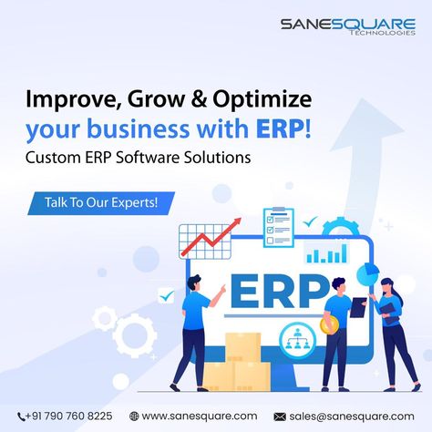 Utilize our ERP solution to overcome technology limitations and enhance business functionality. Through our ERP solution, we offer a user-friendly customer interface and a superior customer experience. For more details contact us. 📞: +𝟗𝟏 𝟕𝟗𝟎 𝟕𝟔𝟎 𝟖𝟐𝟐𝟓 📲: +𝟗𝟏 𝟗𝟗𝟒 𝟕𝟓𝟓 𝟔𝟔𝟑𝟑 📩: sales@sanesquare.com Website: www.sanesquare.com #erpsoftware #erpsoftwarecompany #erpsoftwaresolutions #erpsoftwaredevelopment #customerpsoftware #ERPServices #erpserviceproviders #sanesquare Erp Software Creative Ads, Business Talk, Health Facts Fitness, Erp Software, Erp System, Customer Relationship Management, Learning Management System, Relationship Management, Web Hosting Services