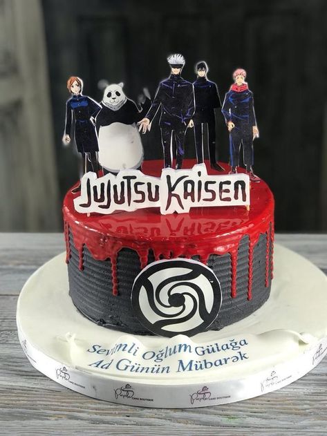 #kidscake #cartooncake #boycake Anime Cake, Cartoon Cake, Easy Snack Recipes, Cake Designs Birthday, Cakes For Boys, Kids Cake, Easy Snacks, Cake Designs, Jujutsu Kaisen