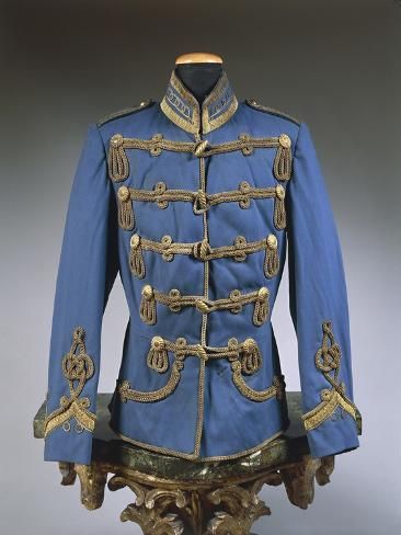 size: 12x9in Giclee Print: Ninth Regiment Lieutenant's Jacket, Uniform of Hussars : Band Uniforms, Royal Clothing, Military Outfit, Military Uniform, Fashion Design Clothes, Fantasy Fashion, Historical Clothing, Character Outfits, Military Fashion