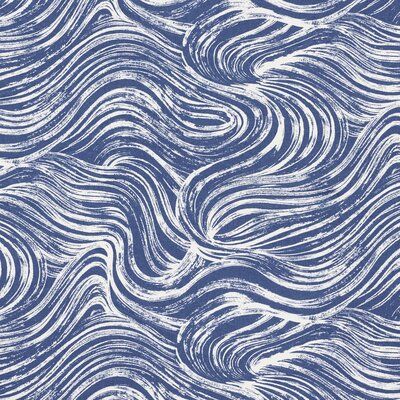 Schumacher Shio Performance Fabric (Set of 2) Color: Blue Flame Test, Bataan, Schumacher Fabric, Abstract Nature, How To Make Pillows, Drapery Fabric, Pattern Names, Performance Fabric, Painting Patterns