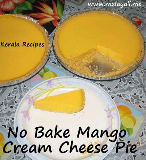 Rustic Pie, Cream Cheese Pie Recipes, Recipes With Cool Whip, Chess Pie Recipe, Mango Pie, Kerala Recipes, Mango Dessert Recipes, Cream Cheese Pie, Cream Cheese Desserts