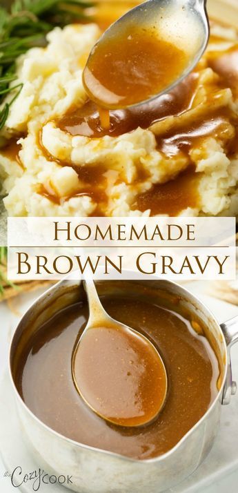 Gravy Recipe No Drippings, Brown Gravy Recipe Easy, Easy Brown Gravy, Beef Gravy Recipe, Homemade Brown Gravy, Brown Gravy Recipe, Homemade Gravy Recipe, Easy Gravy Recipe, Beef Gravy