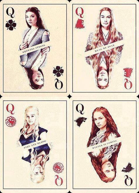 wish they'd make a real deck! Game Of Thrones Cards, Game Of Thrones Queen, Game Of Thrones 3, Hit Or Miss, Gra O Tron, Games Of Thrones, Tv Show Games, Game Of Thrones Art, Character Sketches