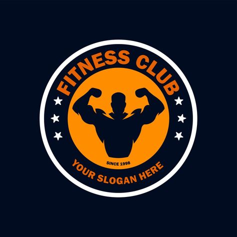 Fitness Club Vector Logo Fitness Club Logo, Club Logo Design, Website Ideas, Popular Workouts, Club Logo, Vector Logo Design, Fitness Logo, Fitness Club, 로고 디자인