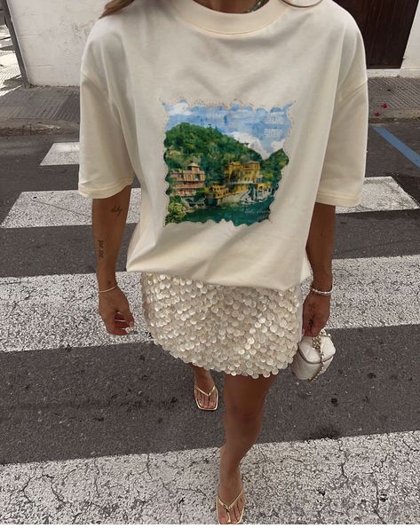 Miami Going Out Outfits, Fest Outfits, Mode Zara, European Summer Outfits, Katharine Hepburn, 2024 Style, Neue Outfits, Sequin Mini Skirts, Looks Street Style