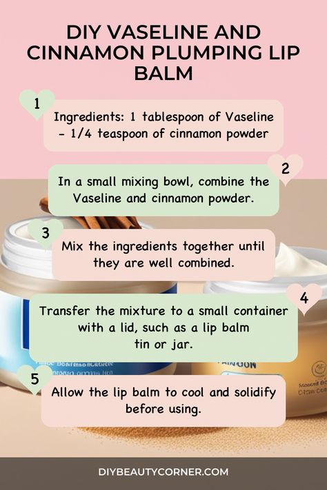 36 of the best Vaseline-based homemade skincare DIY recipes. Each recipe includes a list of ingredients and clear instructions to help you create your own natural skincare products at home. Vaseline Recipes, Skincare Diy Recipes, Homemade Vaseline, Diy Vaseline, Lip Balm At Home, Diy Lip Mask, Skin Recipes, Lip Plumping Balm, Skincare Diy