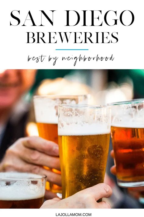 San Diego is home to an impressive assortment of craft and specialty breweries. Learn more about our favorites here broken down by popular neighborhoods. San Diego Attractions, San Diego Neighborhoods, Luxury Family Travel, La Jolla San Diego, Stone Brewing, Flying With Kids, Honeymoon Locations, San Diego Travel, San Diego Houses