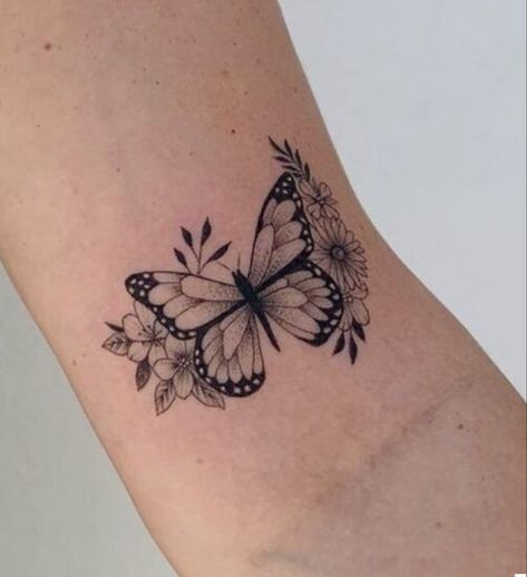 Tattoo Inside Elbow, Butterfly Tattoo Inner Arm, Elbow Butterfly Tattoo, Arm Butterfly Tattoo, Tattoo Inner Arm, Butterfly Ankle Tattoos, Just Breathe Tattoo, Inner Elbow Tattoos, Tattoo Font Styles