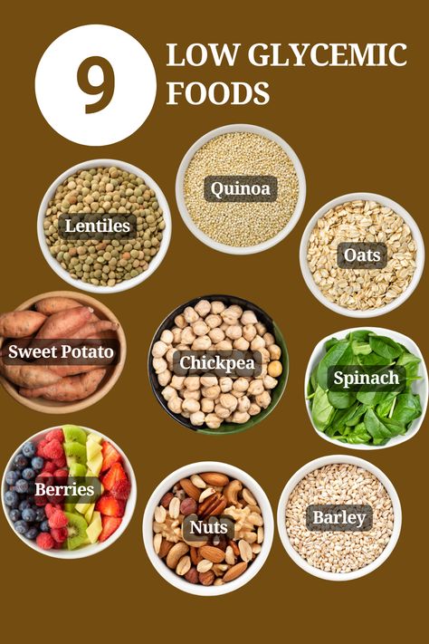 #glycemic #lowglycemic #foods #diet #health Low Glycemic Foods List Diet Plans, Low Glycemic Load Foods List, Low Gi Foods List, Low Gi Meals, Low Glycemic Foods List, Low Gi Carbs, Heal Gut, Gi Foods, Low Gi Diet