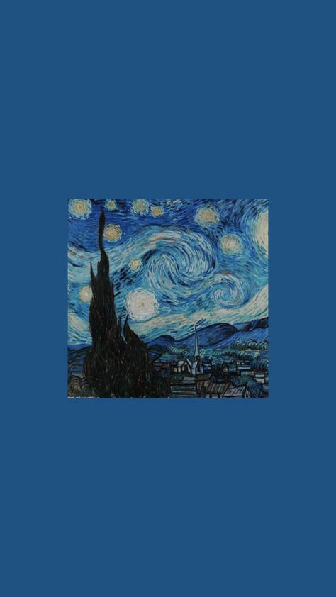 Paintings Van Gogh, Van Gogh Wallpaper, Arte Van Gogh, The Starry Night, Wallpaper Pastel, Van Gogh Art, Art Wallpaper Iphone, Aesthetic Pastel Wallpaper, Tumblr Wallpaper