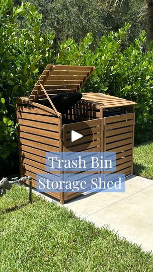 My only regret with this is … You can find this in my About Me section (under ✨Home Finds✨) or by typing this into your browser 👉 Jo.my/mik #storage #trashcan #storagesolutions #organize #garbagecan #trashcan #outdoor #fbreels #facebookreels #fypviralシ | Mik Zenon | Mik Zenon · Original audio Beautiful Back Yards, Trash Can Storage Outdoor, Do List Ideas, Hide Trash Cans, Trash Can Storage, Recycling Storage, Carport Ideas, Storage Outdoor, Bin Storage