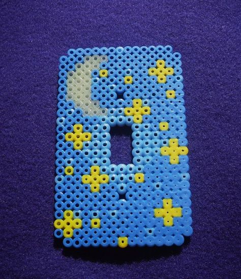 Light Switch Cover Perler Melty Bead Patterns, Pearl Beads Pattern, Easy Perler Beads Ideas, Perler Art, Diy Perler Bead Crafts, Perler Bead Templates, Perler Crafts, Hama Beads Patterns, Diy Perler Beads