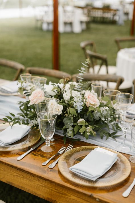 Wooden Tables with White Table Runners that highlight the Brown Glazed Chargers Table Place Cards Wedding, White Table Runners, Wedding Table Place Cards, Wedding Table Place Settings, Planning Wedding Checklist, Whimsical Wedding Ideas, Modern Luxury Wedding, Welcome Signs Wedding, Wedding Table Decor Ideas