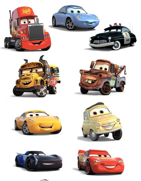 Mcqueen Sticker Printable, Disney Cars Stickers, Disney Cars Printables, Disney Car Stickers, Disney Cars Characters, Cars Stickers, Most Luxurious Car, Cars Mcqueen, Car Cake Toppers