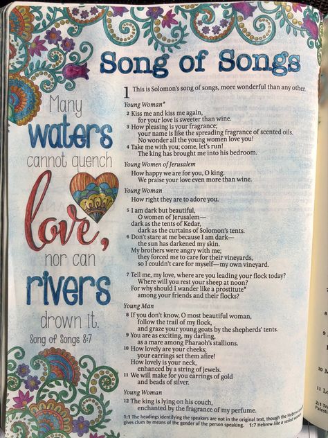 Songs Of Songs Bible, Song Of Songs Bible Journaling, Song Of Solomon Bible Journaling, Illustration Bible, Solomon Bible, Journaling Printables, Bible Journaling Printables, Song Of Songs, Inspire Bible