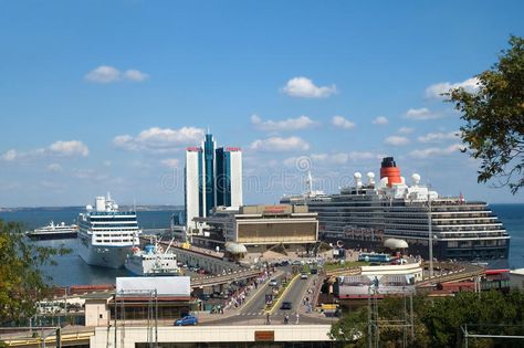 Odessa sea port. Odessa, Ukraine, September 04, 2011. Cruise ships Queen Victori #Sponsored , #sponsored, #SPONSORED, #port, #Odessa, #sea, #Ukraine Odessa Catacombs, Odessa Sea, Perfect English, Sea Port, Odessa Ukraine, Cruise Ships, Cultural Experience, Group Tours, Queen Victoria