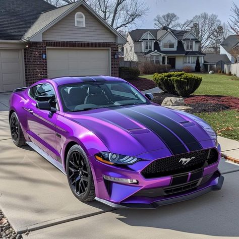 Purple Vehicles, Michael Jordan Sneakers, Purple Cars, Purple Mustang, Purple Car, S550 Mustang, Cars Luxury, Nice Cars, Mustang Cars