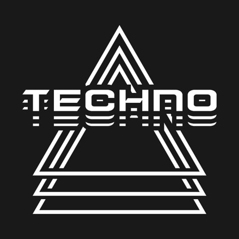 Techno Tshirt Design, Techno Logo Design, Edm Tattoo, Techno Tattoo, Techno Logo, Techno Tshirt, Electronic Music Poster, Techno Design, Rave Art