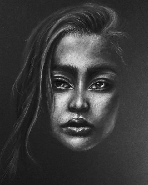 Peaceful and Calm. Humans and Dogs Charcoal Portrait Drawings. By Krystan Grace. Black Paper Portrait, White Charcoal Drawing, Drawing With Charcoal, Charcoal Portrait, Humans And Animals, Art Studio Organization, Portrait Drawings, Drawing Charcoal, Black Paper Drawing