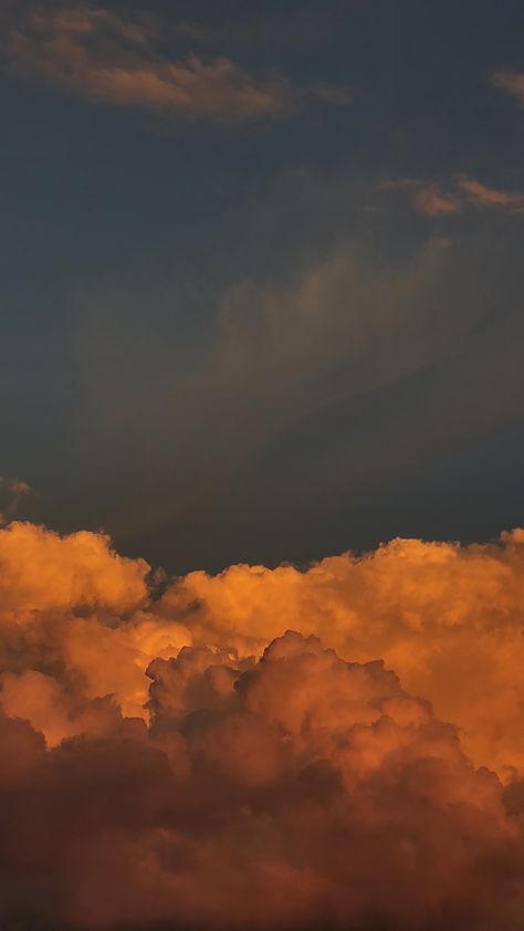 #aesthetic #clouds #wallpaper #portrait #photography Clouds Aesthetic Pictures, Aesthetic Cloud Pics, Orange Clouds Aesthetic, Shy Wallpapers, Warm Aesthetic Wallpaper, Cloud Palette, Sky Pictures Clouds, Aesthetic Clouds Wallpaper, Dusk Aesthetic