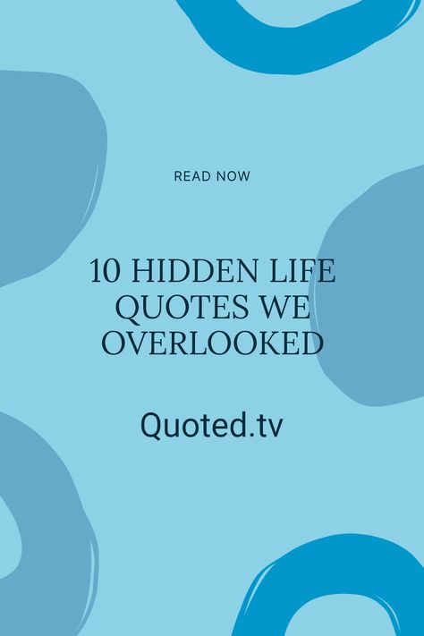 Life is full of surprises and wisdom waiting to be discovered! Here are 10 deep and inspiring quotes about life that many people tend to overlook. From the whispers of philosophers to poignant insights from everyday experiences, these quotes are perfect for inspiring reflection and sparking conversation. Dive into rich meanings that can shift your perspective and help you appreciate the little things in life. These quotes can serve as comforting reminders or be shared as inspiration with others Deep Philosophical Quotes, Deep Quotes About Life, Habit Quotes, Self Fulfilling Prophecy, Tapestry Woven, Feeling Discouraged, The Little Things In Life, Little Things In Life, Quotes About Life