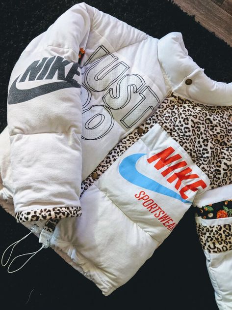 Aaron Asunsolo, Reworked Clothes, Nike Puffer, Hypebeast Wallpaper, Reworked Vintage, Diy Fashion Clothing, Foto Baby, Popular Wallpaper, Winter Fits