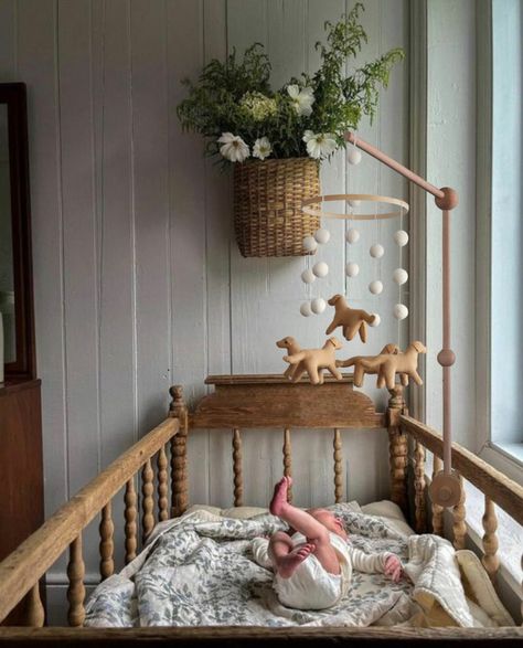 Handcrafted Scandinavian inspired natural beech wood baby mobile crib stand.  *High Quality *Sturdy *Natural Wood *Stands tall over crib *BPA FREE *LEAD FREE Approximately 27 inches tall and 14 inches wide Sniglar Crib Nursery, Natural Wood Crib Nursery, Cute Cribs, Wood Crib Nursery, Baby Nursery Design Ideas, Vintage Style Nursery, Nestig Crib, Antique Baby Nursery, Jenny Lind Nursery