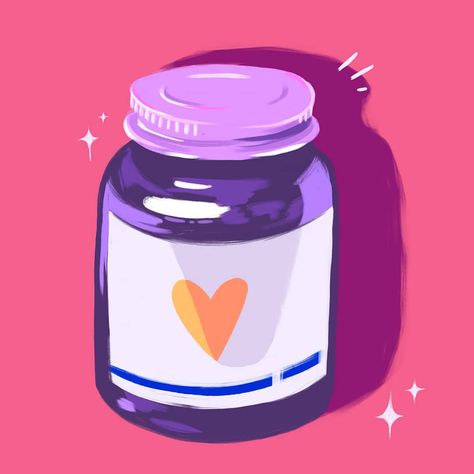 Jar Doodle, Jar Illustration Cute, Jars Illustration, Bottle Doodle, Vitamin Bottle, Jam Illustration Jar, Jar Illustration, Supplement Bottles, Bottle Illustration