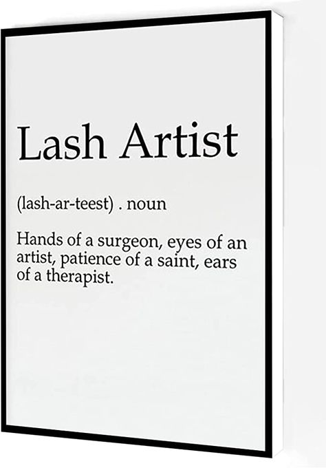 Lash Wall Art, Modern Artwork Paintings, Artist Definition, Beauty Bar Ideas, Eye Lash Photography, Eyelash Decor, Lash Room Ideas, Eyelash Studio, Lash Extension Training