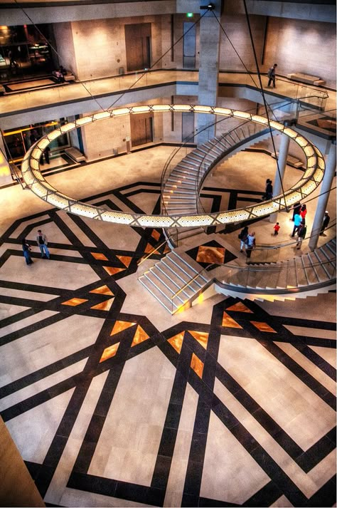 The Museum of Islamic Art Restaurant Interior Design Wood, Islamic Museum, Modern Mosque, Moroccan Villa, Museum Flooring, Islamic Centre, Museum Of Islamic Art, Hdr Images, Islamic Interior