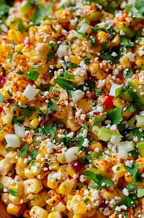 Street Corn Salad Recipe, Mexican Street Corn Salad Recipe, Citrus Party, Chicken Caesar Salad Recipe, Mexican Street Corn Recipe, Street Corn Salad, Street Corn Recipe, Corn Salad Recipe, Dessert Truffles