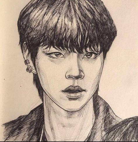 Kdrama Sketches, Practice Sketching, Beauty Drawings, Pencil Sketch Images, Animation Art Sketches, Portraiture Drawing, Beauty Art Drawings, Kpop Drawings, Easy Drawings Sketches