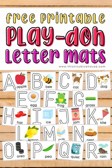 Play Doh Mats Free Printables, Preschool Letter Practice, Letter Practice Preschool, Sensory Alphabet, Play Doh Letters, Abc Practice, Play Doh Mats, Letter Practice, Preschool Letter