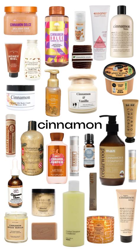 #cinnamongirl #cinnamonskincare #skincare #preppyskincare #cinnamon Shower Products, Bath And Body Products, Bath And Body Works Perfume, Shower Skin Care, Perfect Skin Care Routine, Pretty Skin Care, Perfume Scents, Skin Care Items, Skin Care Routine Steps