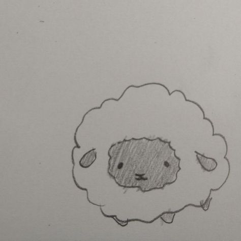 Sheep Doodle, Cutecore Style, Cute Sheep, Ceramic Figures, Cute Doodle Art, Doodle Drawings, Funky Art, Cute Doodles, Doodle Art