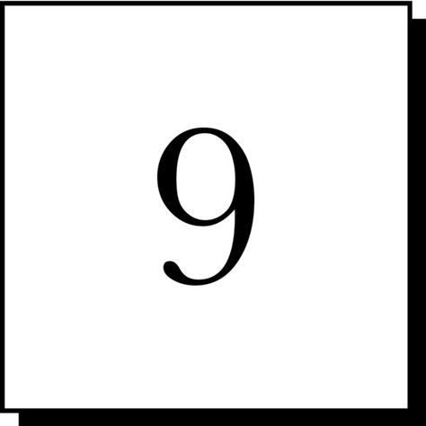 Number 9 Tattoo, Typography Numbers, 9 Tattoo, Number Ideas, Number Tattoos, Numbers Symbols, Tattoo Aesthetic, Number Art, Tattoo Font