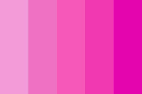 Ui Color, Flamingo Color, Pink Color Palette, Color Forecasting, Pink Color Schemes, Pink Palette, Color Palette Pink, Different Shades Of Pink, Color Palette Design