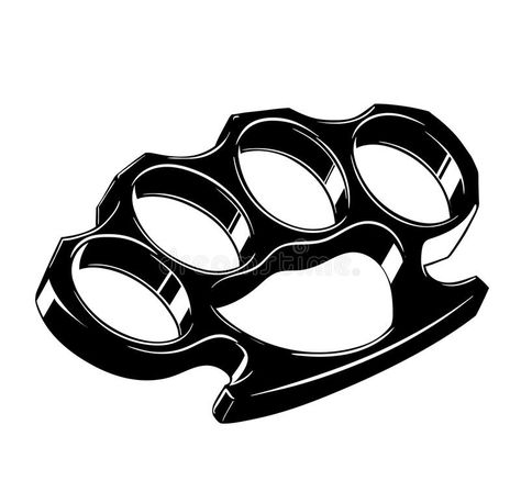 Knuckle Duster Drawing, Traditional Brass Knuckle Tattoo, Traditional Blackwork Tattoo Flash, Brass Knuckle Tattoo Design, Brass Knuckle Drawing, Brass Knuckle Tattoo, Glasses Drawing, American Traditional Sleeve, Black Mask Aesthetic