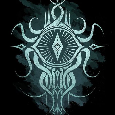 Pentacle Art, Guerriero Samurai, Lovecraftian Horror, Trippy Designs, Cthulhu Mythos, Magic Symbols, Horror Tattoo, Cosmic Horror, Art Folder